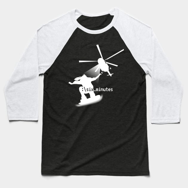 Helicopter Baseball T-Shirt by GZM Podcasts